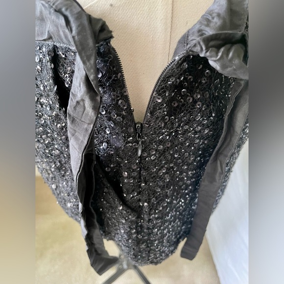 J.Crew Collection Sequin Tie Side Shorts Black Size 10 Style: 30121 - Picture 8 of 13